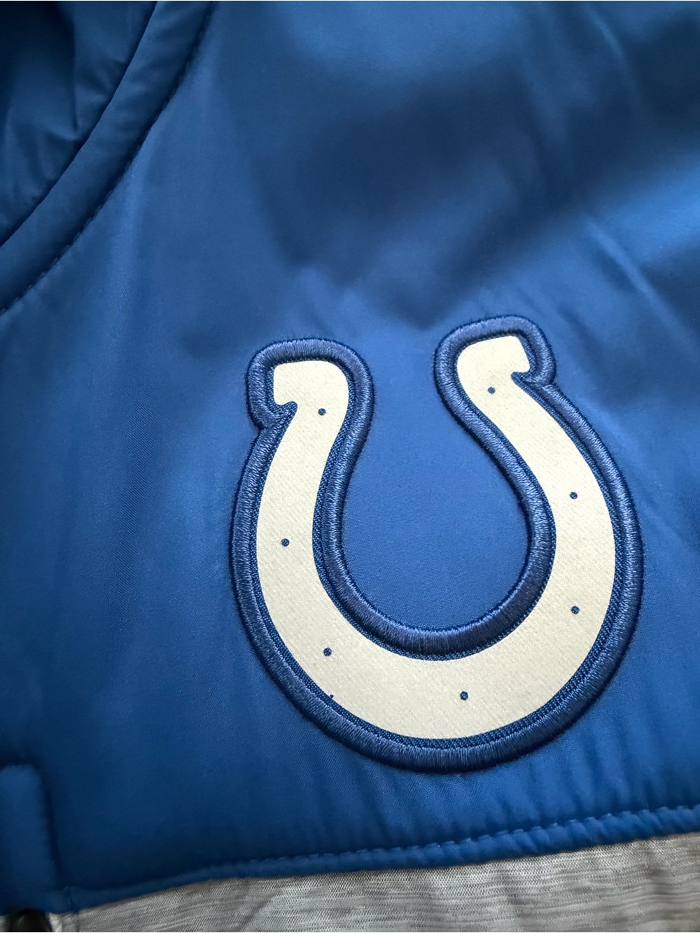 Nike Blue and Gray Indianapolis Colts Hooded Full-Zip Jacket size Large - Picture 3 of 7